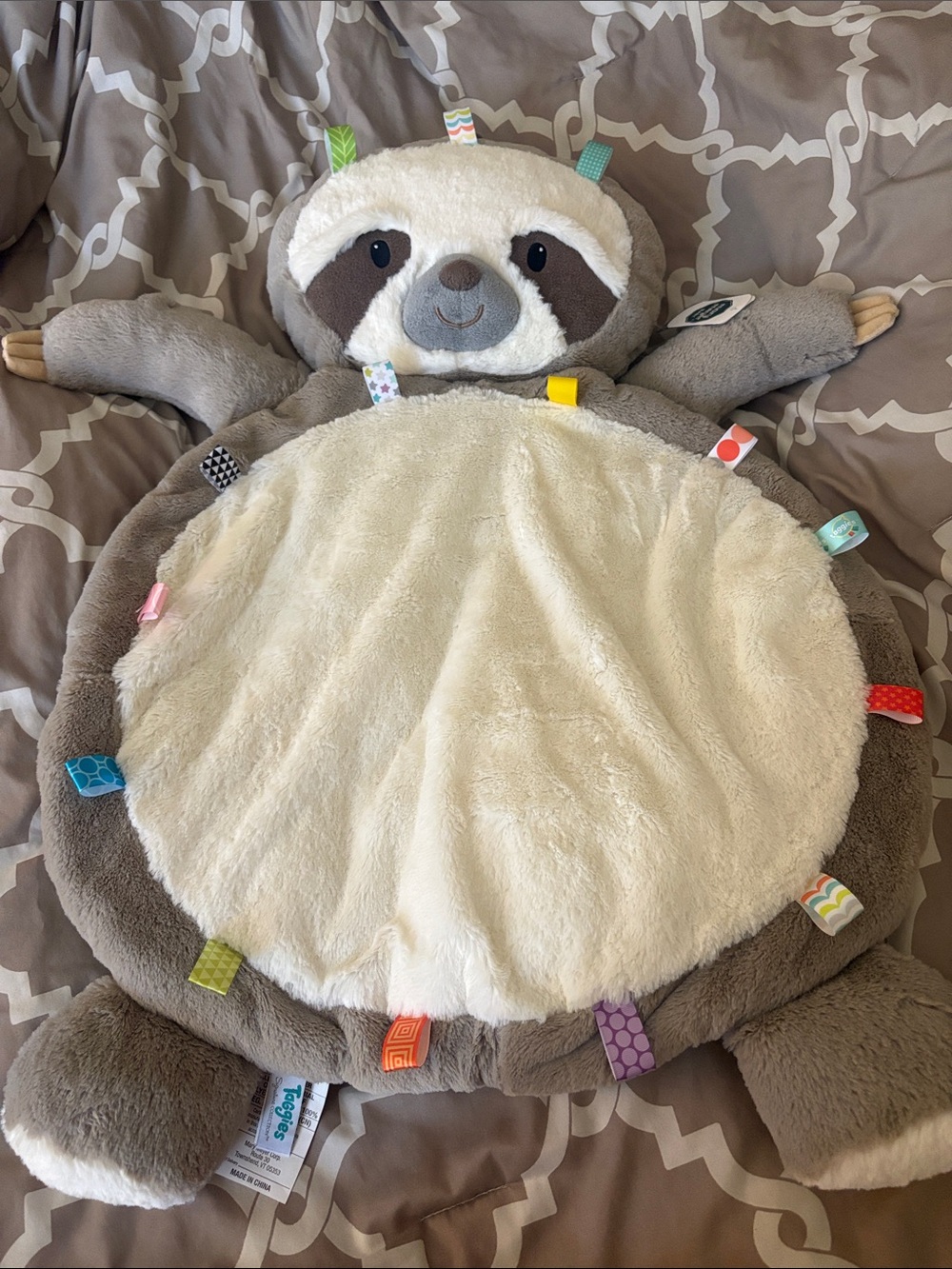 Tummy Time Plush Sloth Play Mat